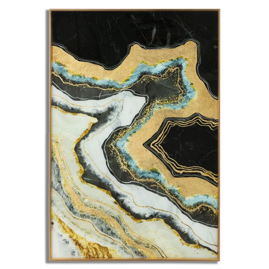 Płyta szklana z ramą DARKY 60x3,5x90 cm